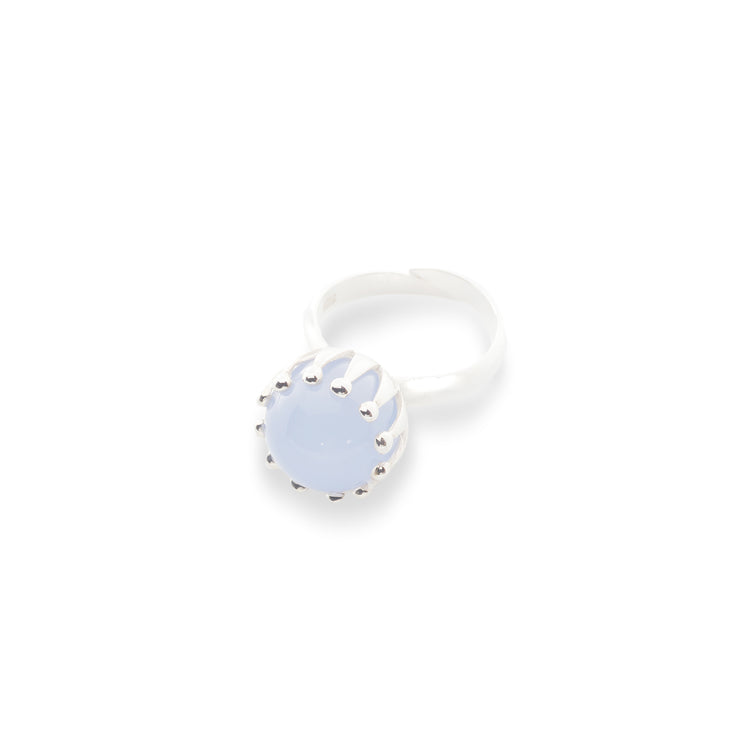 Adorn Your Fingers with a Magical Ring Featuring a Queen Chalcedony Gemstone