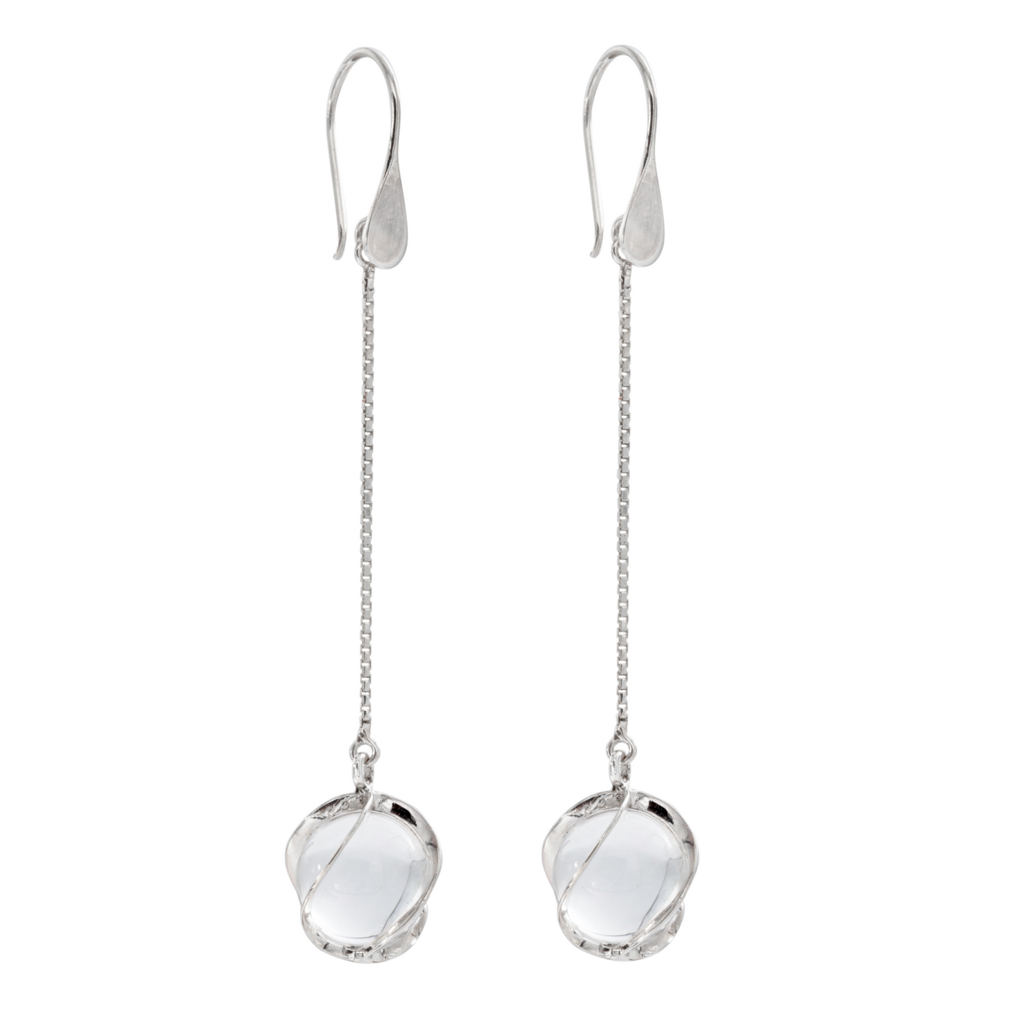 Get your hands on elegant Wave Crystal Earhooks – The perfect accessory for any occasion.