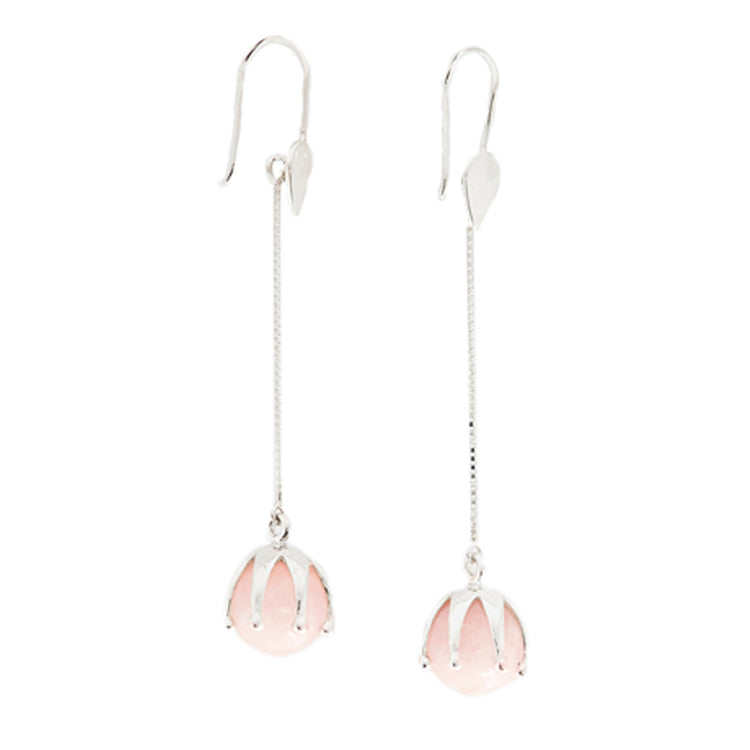 Be Your Own Queen with These Rose Quartz Earhooks 