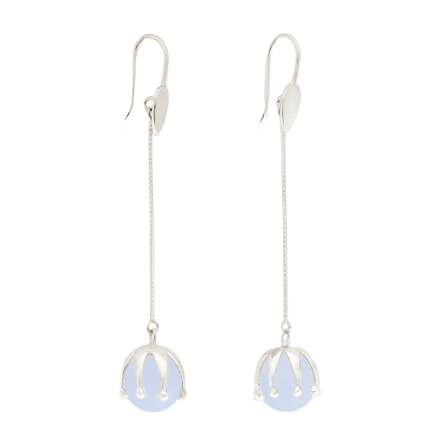 Demanding Attention: Stand Out with Queen Chalcedony Earhooks